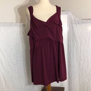 Torrid NWT Sexy Burgandy Top Size 6 ( 30 )